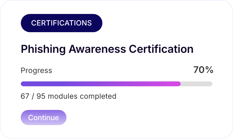 Certifications