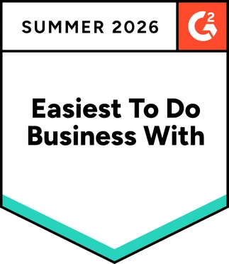 G2 Easiest To Do Business With, Summer 2026